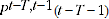 Represents the price movement between t-T and t-1 using the previous mulitlateral window between t-T-1 and t-1