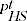 Represents the index level in period t