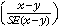 Equation: (x-ySE(x-y))