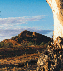 Landscape with hill