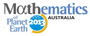 Mathematics of Planet Earth 2013 logo