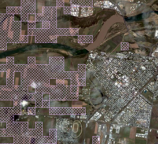 Figure 6 DLCD V2 beta irrigated sugar & rainfed sugar in Mackay, Queensland