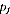 Equation: p_j