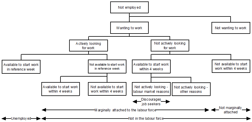 Figure 8.1: Conceptual Framework: Persons Not in the Labour Force