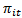 Is percentage price change for good i  in quarter  t