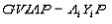 Equation: GVIAP is area irrigated x estimated irrigated yield x unit price