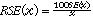 Equation: RSE