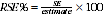 Equation: Sampling error
