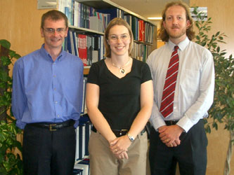 Picture of the NCYSU team - David Povah, Shalini Bellas and Carrington Shepherd