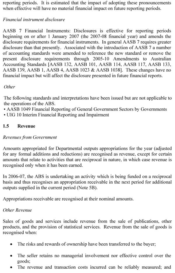 Note 1: Summary of Significant Accounting Policies