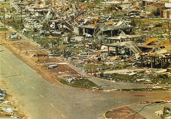 Photograph: Darwin after Cyclone Tracy, December 1974.