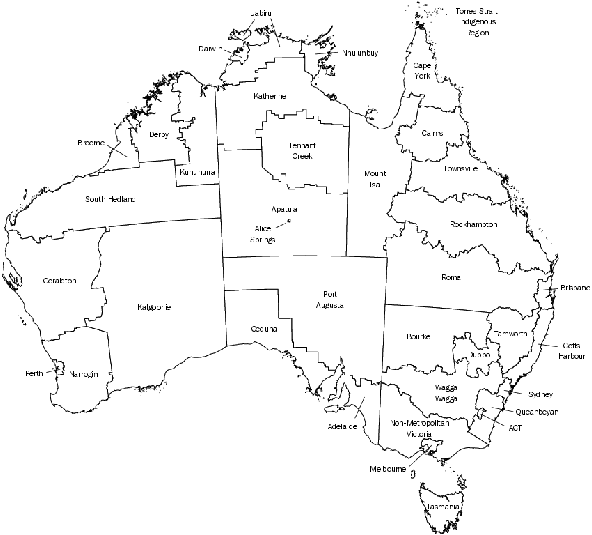 Diagram: 2.4 Indigenous Regions, 2006