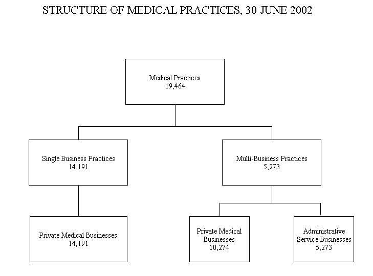 Image - Structure of Medical Practices, 30 June 2002