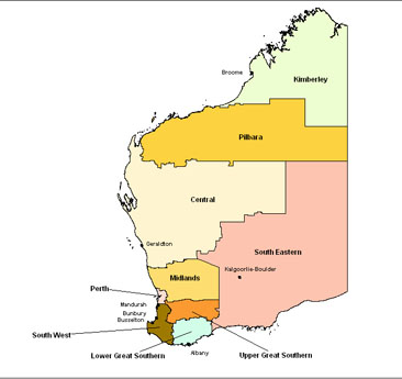Picture: WA Statistical Divisions