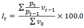 Equation: RPPI general index formula.