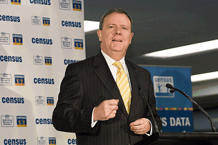 The Treasurer launches the results of the 2006 Census