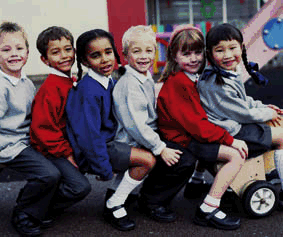 Image: Children at a child care centre