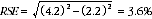 Equation: Example calculation of relative standard errors of proportions