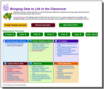 Education Services Home Page.