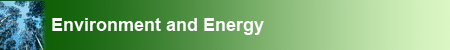 Environment and Energy banner