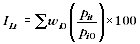Equation - Laspeyres formula