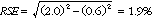 Equation: Example calculation of relative standard errors of proportions