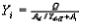 Equation: Estimated irrigated yield = total quantity/(area not irrigated/yield difference factor + area irrigated)