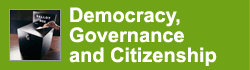 Link: Democracy, Governance and Citizenship domain heading