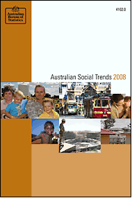 Diagram: Image - Cover of the Australian Social Trends 2008 publication