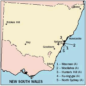 New South Wales - Statistical Local Areas with the highest average wage and salary income.