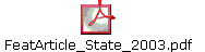 FeatArticle_State_2003.pdf