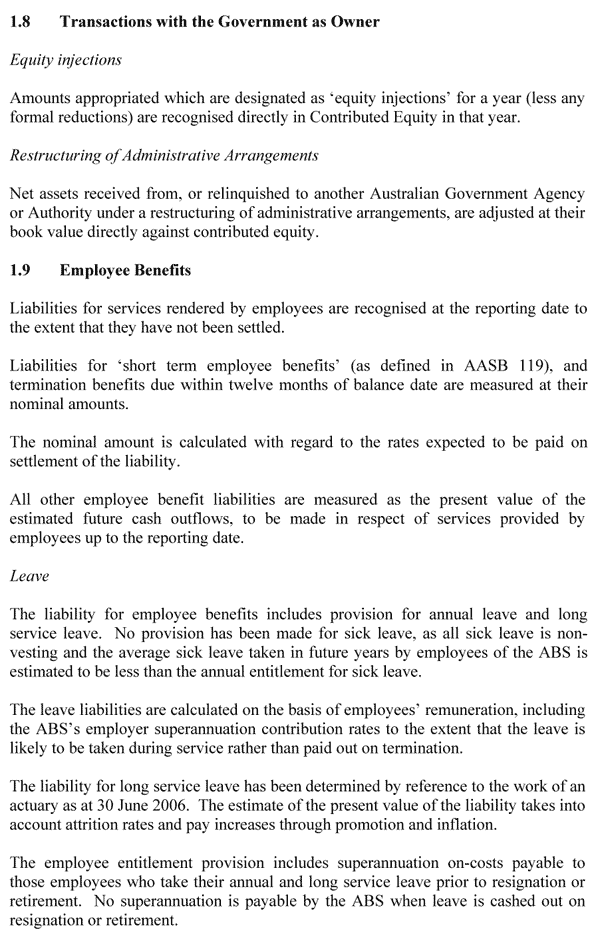Note 1: Summary of Significant Accounting Policies
