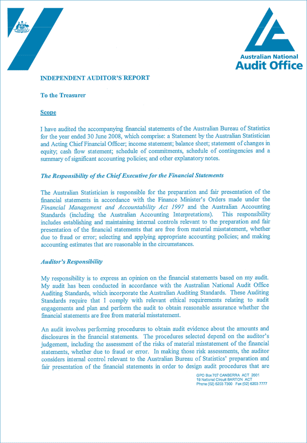 independent auditor's report pg1