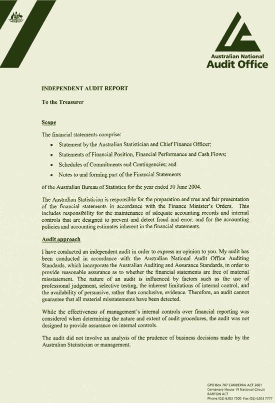 Image: Independent Audit Report 1
