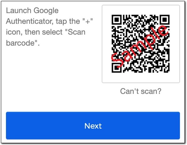 Scan barcode