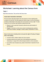 Preview of Learning about the Census form - Level 3.pdf