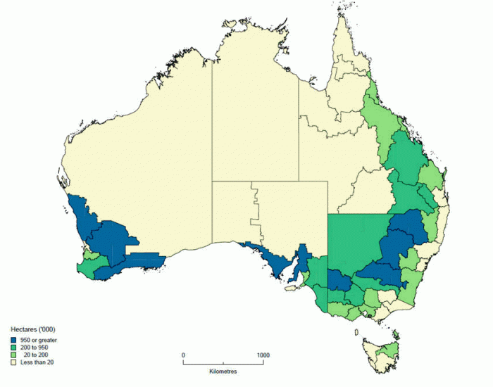 Map: Crop stubble and/or trash management