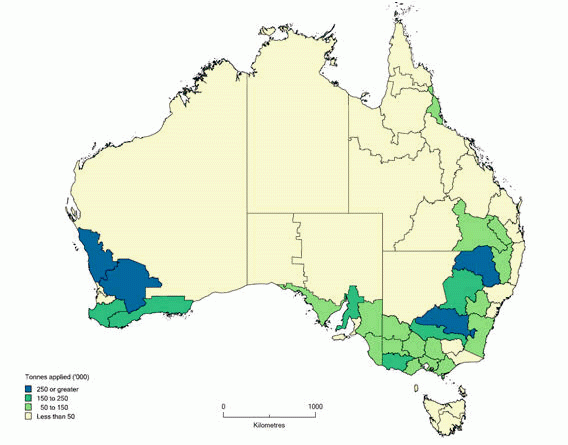 Image: All fertiliser applied by tonnes