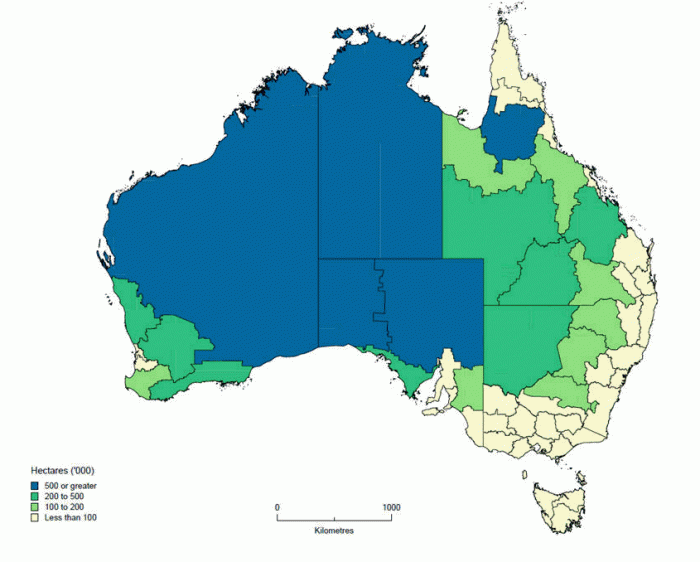 Map: Area set aside for conservation or protection purposes