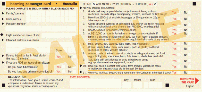 Incoming card - front (this sample is not for public use)