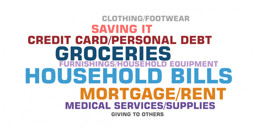 Uses of money from early access to superannuation for persons aged 18 years and over.