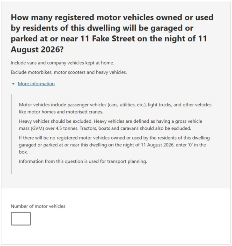 This image shows a question from the 2026 Census online form. Please see Description for more detail.