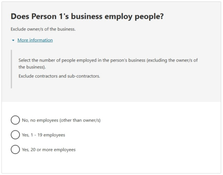 This image shows a question from the 2026 Census online form. Please see Description for more detail.