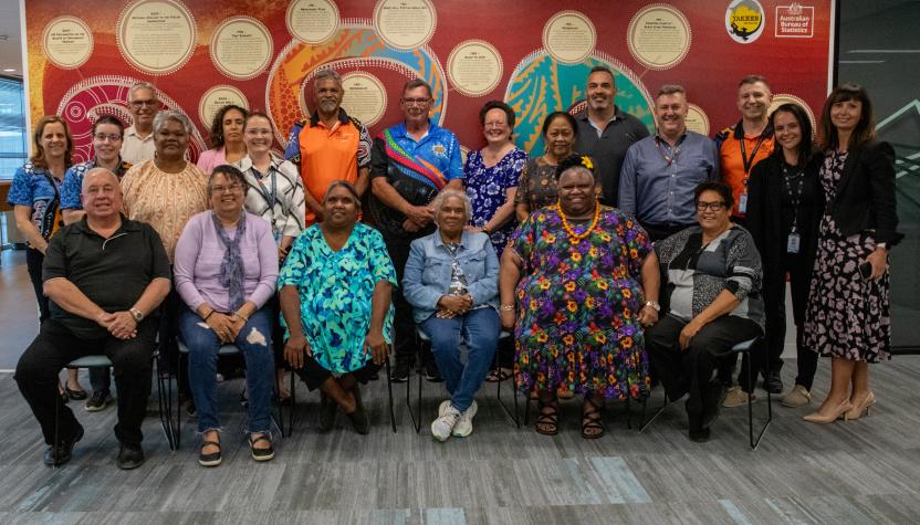 Photo of Roundtable members and ABS staff