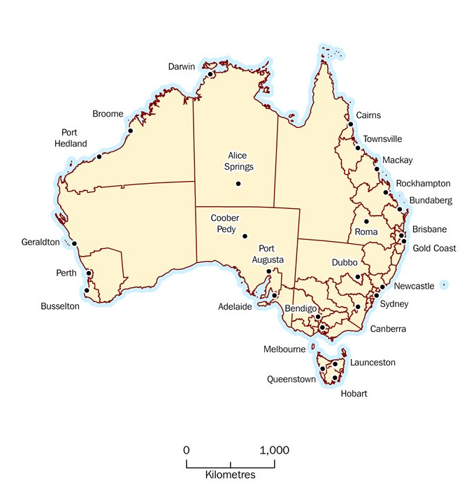 Example of ABS SA4 boundaries