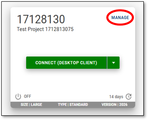 VM management options