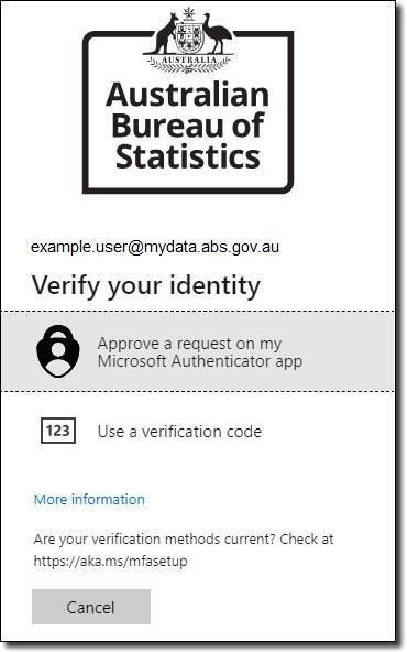 Verify your identity