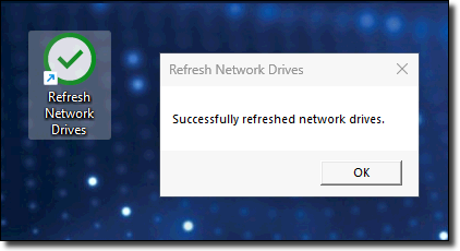 Refreshing your network drives