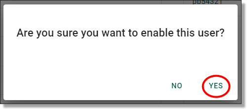 enable user confirmation