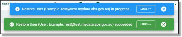 restore user task notification